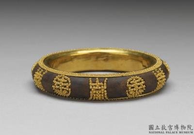 图片[2]-Agarwood bracelet with longevity symbols, Qing dynasty (1644-1911)-China Archive